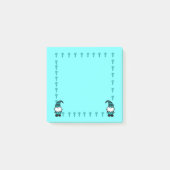 Blue Gnome with Mushrooms ポストイット (正面)