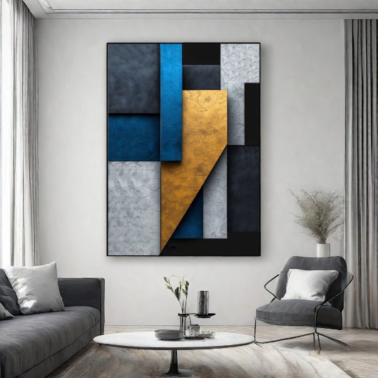 Blue, Gold and Concrete ポスター