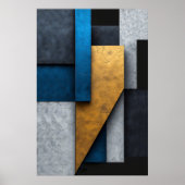 Blue, Gold and Concrete ポスター (正面)