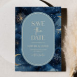 Blue Gold Celestial Elegant Starry Sky Wedding セーブザデート<br><div class="desc">This is a Blue Gold Celestial Elegant Starry Sky Wedding Save The Date!</div>
