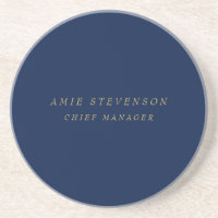 Blue Gold Colors Professional Classical Plain