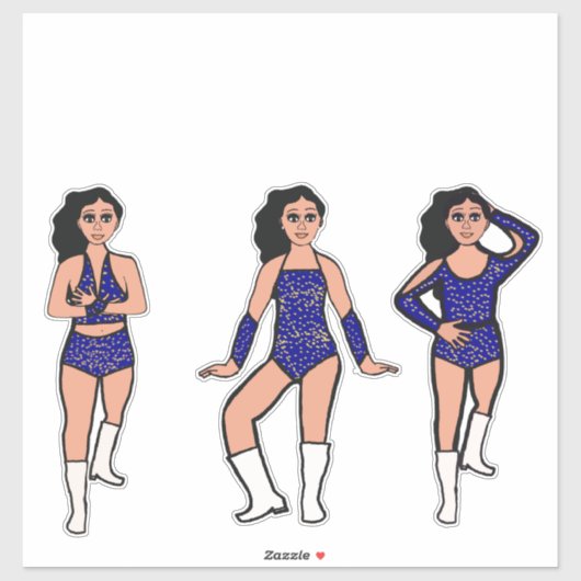 Blue Gold Dots #2 シール (シート)