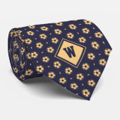 Blue Gold Futbol (Soccer) Ball Icon Necktie ネクタイ (ロール)