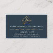Blue Gold Industrial Handyman Construction 名刺 (正面)