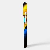 Blue-Gold Metallic Pattern 33 Case-Mate iPhoneケース (裏面 / 左)