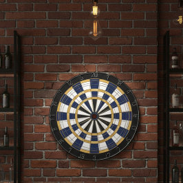 Blue Gold Professional Dartboard Wall Art ダーツボード
