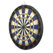 Blue Gold Professional Dartboard Wall Art ダーツボード (正面右)