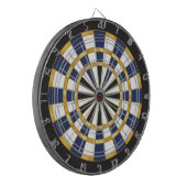 Blue Gold Professional Dartboard Wall Art ダーツボード (正面左)