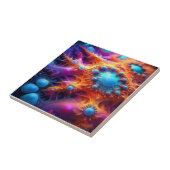 Blue Gold & Purple Psychedelic Fractal タイル (側面)