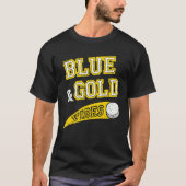 Blue & Gold Vibes Hockey Team Fan Tシャツ (正面)