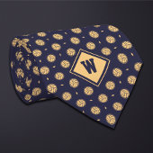 Blue Gold Volleyball Icon Necktie ネクタイ