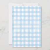 Blue Goldendoodle Dog One Golden Year Birthday 招待状 (裏面)