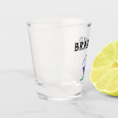 Blue Golf Ball on Teeゴルファー名パパグランパ等 ショットグラス (左)