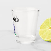 Blue Golf Ball on Teeゴルファー名パパグランパ等 ショットグラス (右)