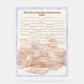 Blue Goose Libs Baby Shower Group game Acrylic  アクリルサイン (正面)