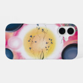 Blue Grace of Filigree iPhone 16ケース (裏面横)