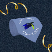 blue grad cap - 2024年クラス – お名前 ネクタイ