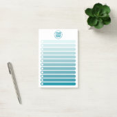 Blue Gradient Business Logo To Do List ポストイット (オフィス)