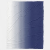 Blue Gradient Fleece Blanket - Modern Eclectic フリースブランケット (正面)