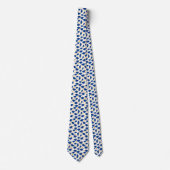 Blue Graduation Caps With Gold Tassels  ネクタイ (正面)