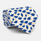 Blue Graduation Caps With Gold Tassels  ネクタイ (ロール)