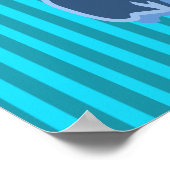 Blue Grammar Lady Watchingポスター ポスター (角)