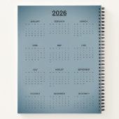 Blue Gray   ノートブック (裏面)