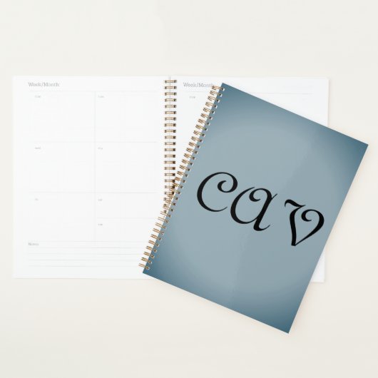 Blue Gray   プランナー手帳 (ディスプレー)