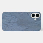 Blue Gray Marble Swirled -adjusts for all cases Case-Mate iPhoneケース (裏面 (横))