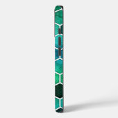 Blue, Green and Aqua Hexagonal Phone Cover Case-Mate iPhoneケース (裏面 / 左)
