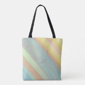 Blue Green Beach Coastal Initials  トートバッグ (裏面)