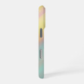 Blue Green Beach Coastal  iPhoneケース (右側面)