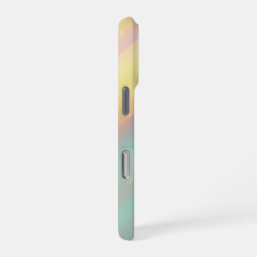 Blue Green Beach Coastal  iPhoneケース (右側面)