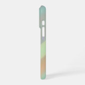 Blue Green Beach Coastal  iPhoneケース (左側面)