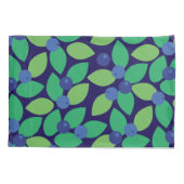 Blue Green Blueberry Modern Scandinavian. 枕カバー (裏面)