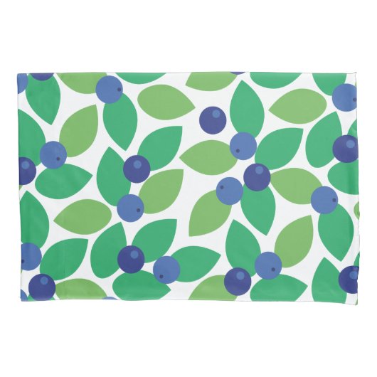Blue Green Blueberry Modern Scandinavian. 枕カバー (正面)