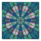 Blue/Green Mandala ポスター (正面)