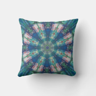 Blue/Green Mandala Cushion クッション