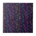 Blue, green, purple, pink squares with stripes タイル<br><div class="desc">Blue,  green,  purple,  pink squares with stripes</div>