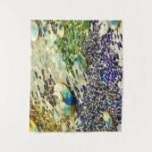 Blue Green Spanish Mosaic タペストリー (正面)