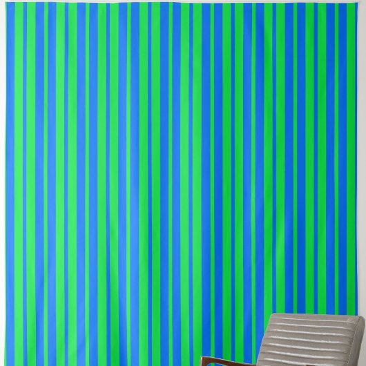 Blue Green Stylish Stripes Pattern Design  ファブリック