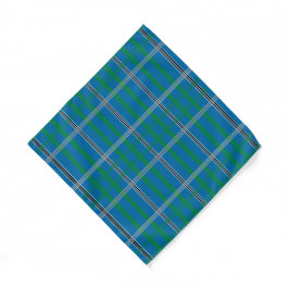 Blue Green Tartan Plaid Bandana バンダナ