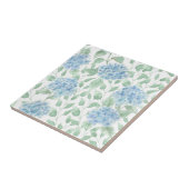 Blue Green Watercolor Wildflower タイル (側面)