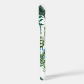 Blue Green Watercolor Wildflower  Case-Mate iPhoneケース (裏面 / 左)