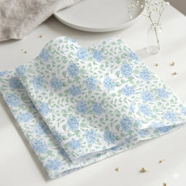 Blue Green Wildflower Watercolor 薄葉紙