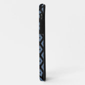 Blue grey and black diamond pattern Case-Mate iPhoneケース (裏面/左)
