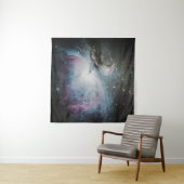 Blue, grey, and purple nebula タペストリー (インサイチュ(横))
