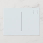 Blue Grey Black Funny Humor I Mustache ポストカード (裏面)