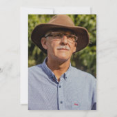 Blue Grey Photo Celebration of Life 招待状 (裏面)