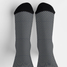 Blue Grid Socks for Bold Everyday Style ソックス